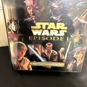 New In Box, Factory Sealed Vintage Star Wars Episode I Card Game